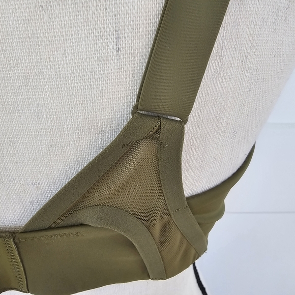 Athleta NWT Advance Sprint Bra Aoli Green Size 34D #632006 - Picture 5 of 10